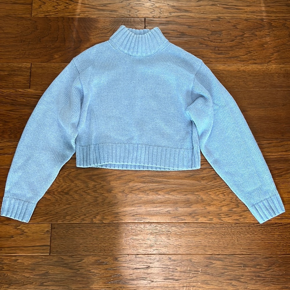 Aritzia Harper sweater, waterdrop blue